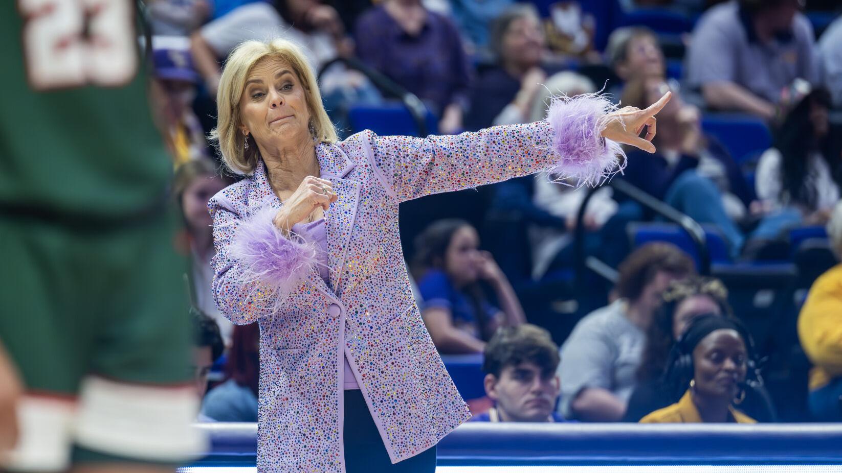 From the White House to a game ejection, here are the biggest Kim Mulkey moments from 2023